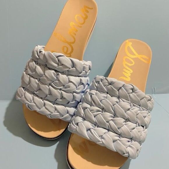 SAM EDELMAN Ainslie braided slide sandals 7 - Picture 4 of 14